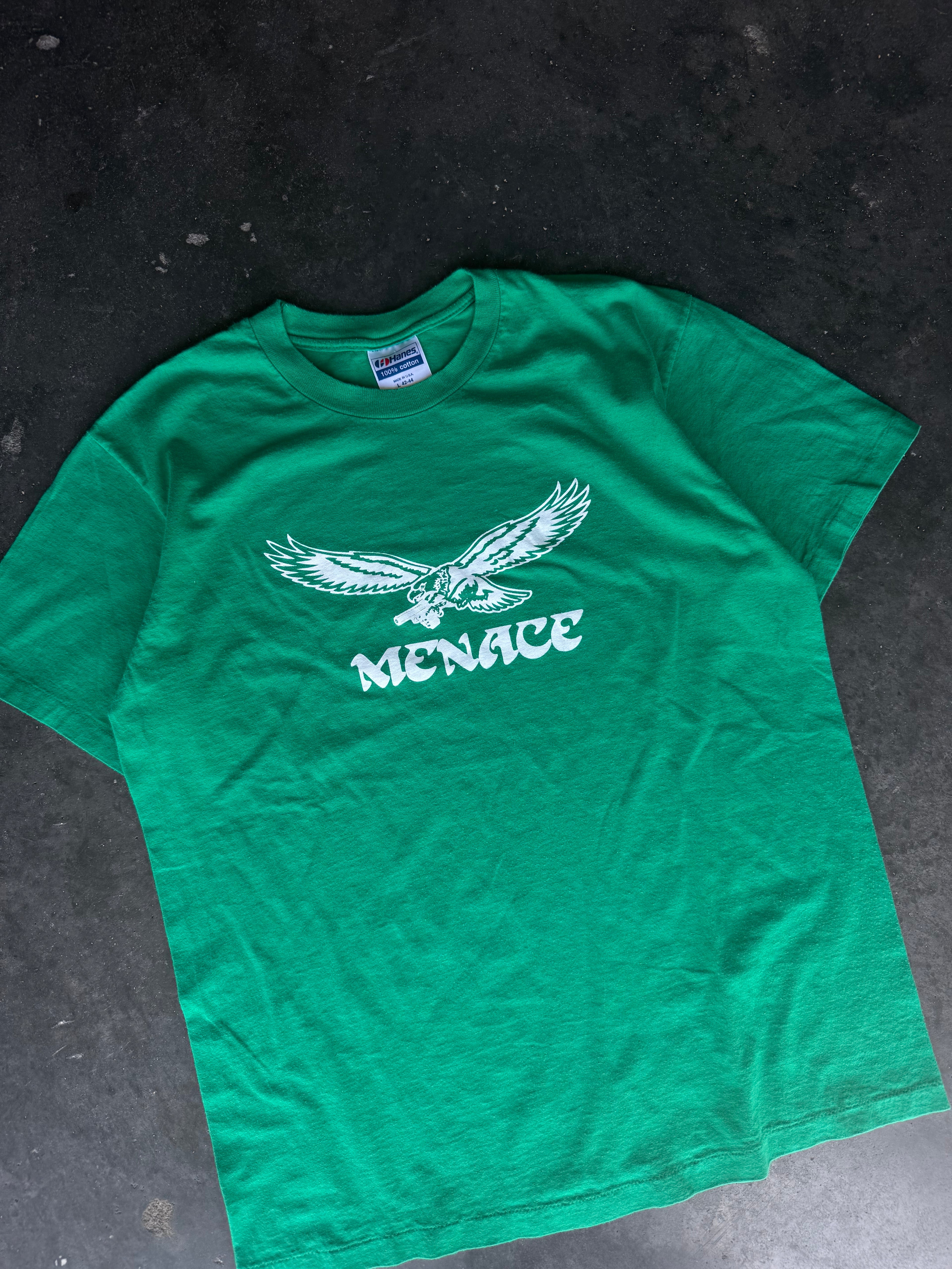 Militant Menace ‘BIPPER’ Kelly Green Tee