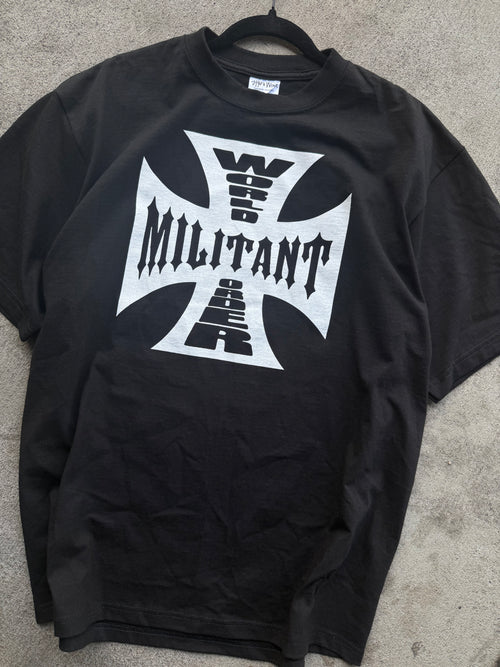 Militant World Order Tee Black