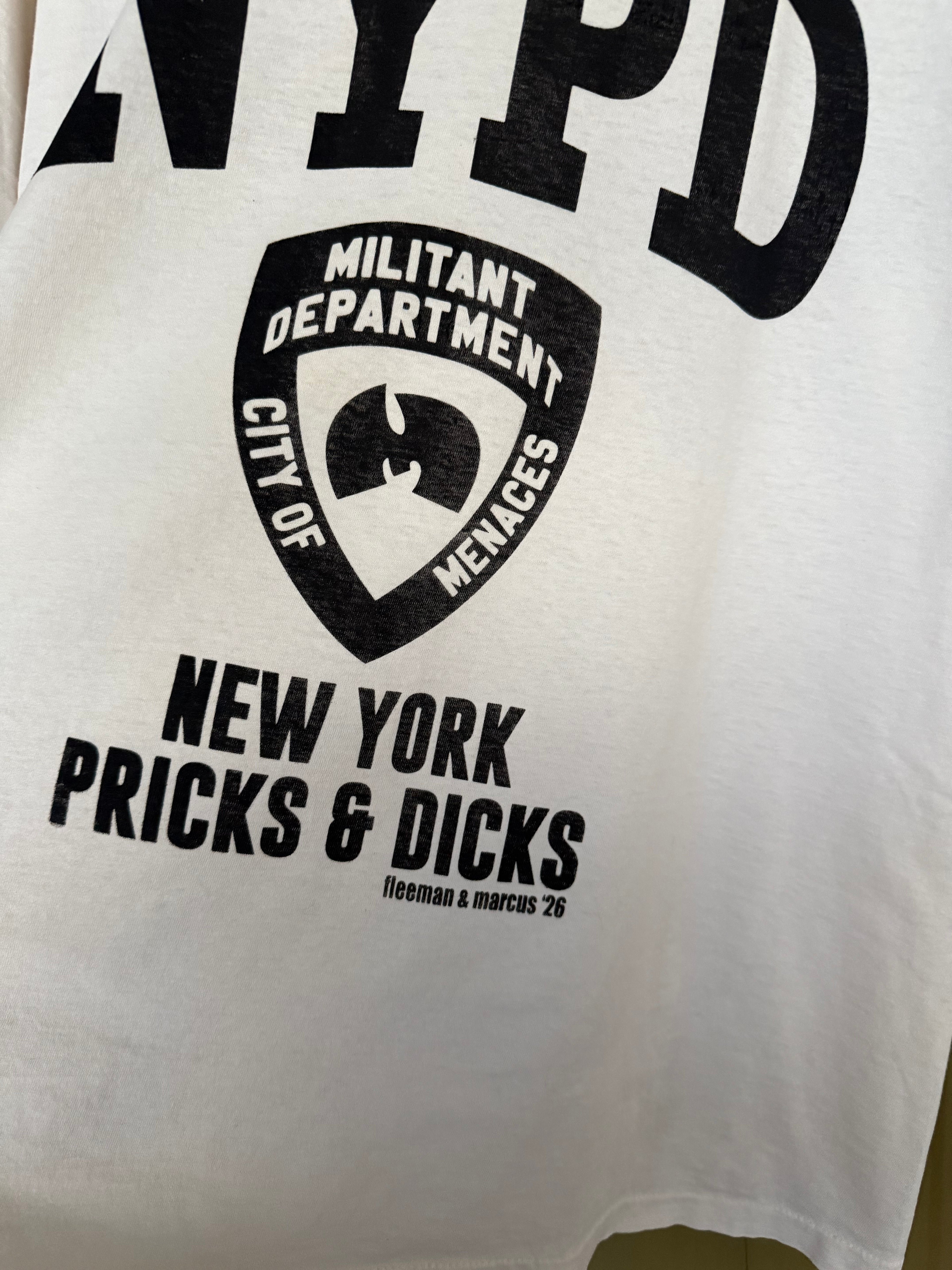 Militant Menace ‘NYPD’ White 1/1
