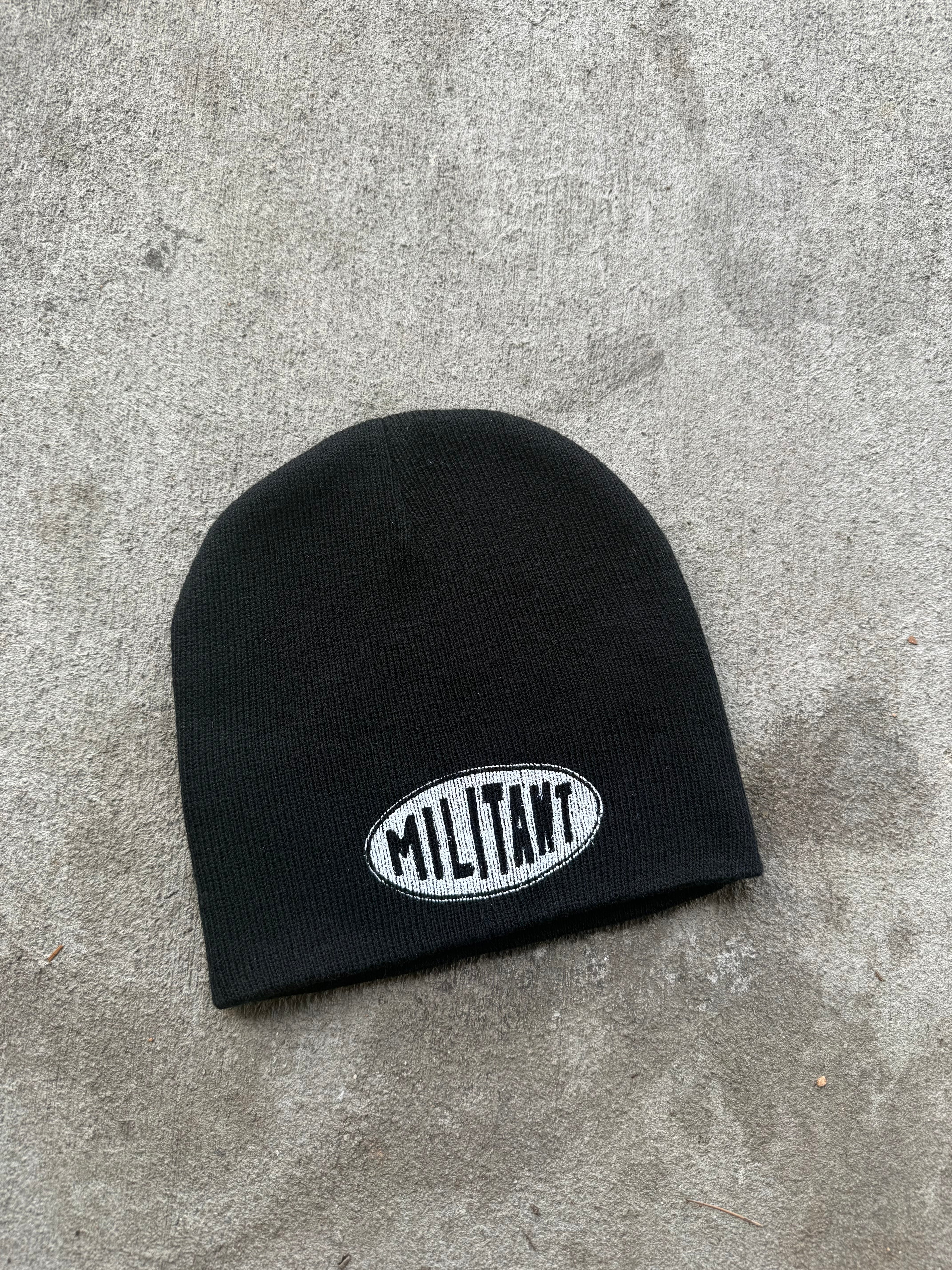 Militant Menace ‘LOGO’ Beanie Black