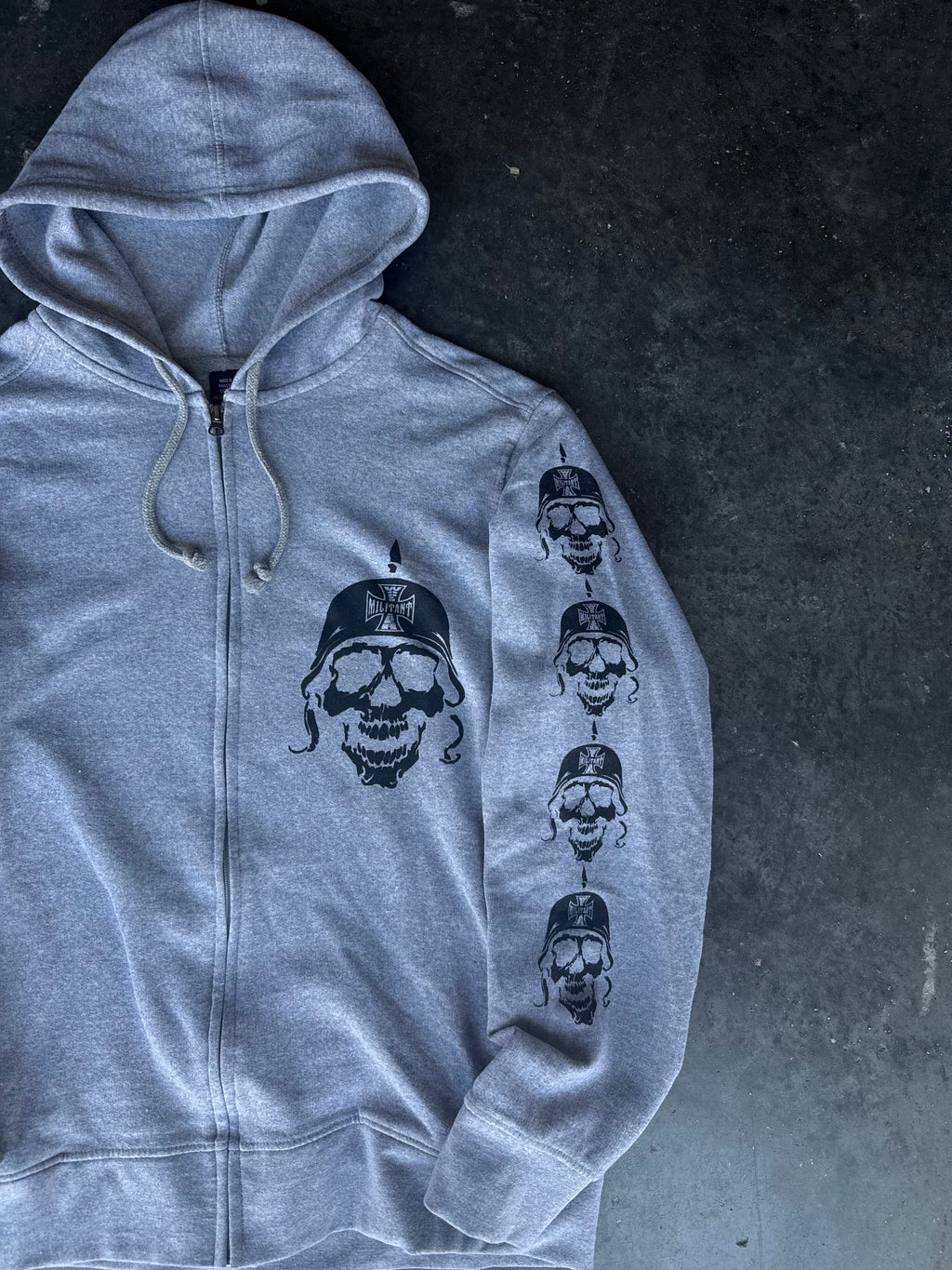 Militant ‘FALLEN CAPO’ Zipup Hoodie 1/1