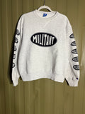 Militant ‘Oval’ Distressed Vintage Crew 1/1