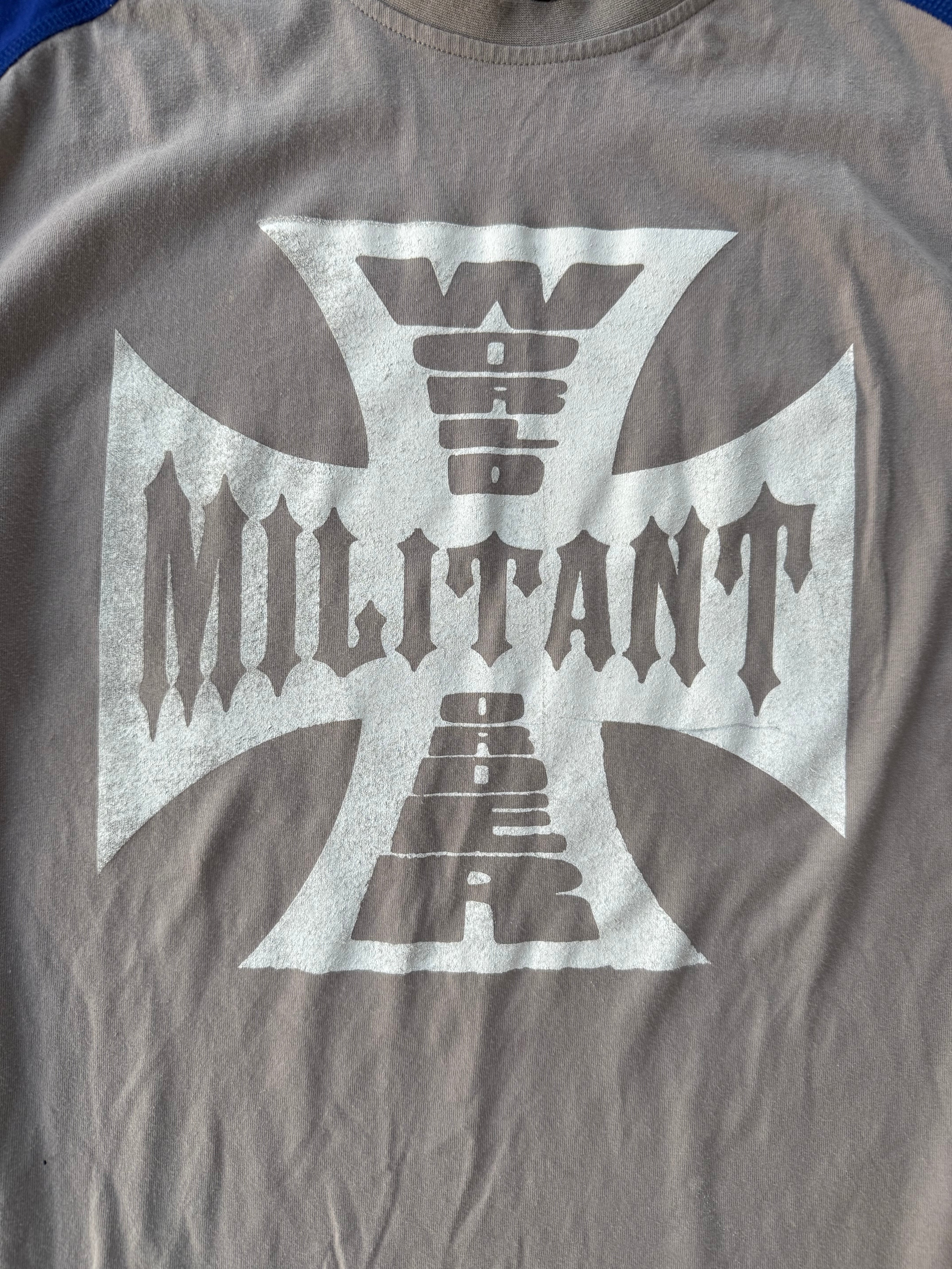 Militant Menace ‘World Order’ Ringer Vintage Tee