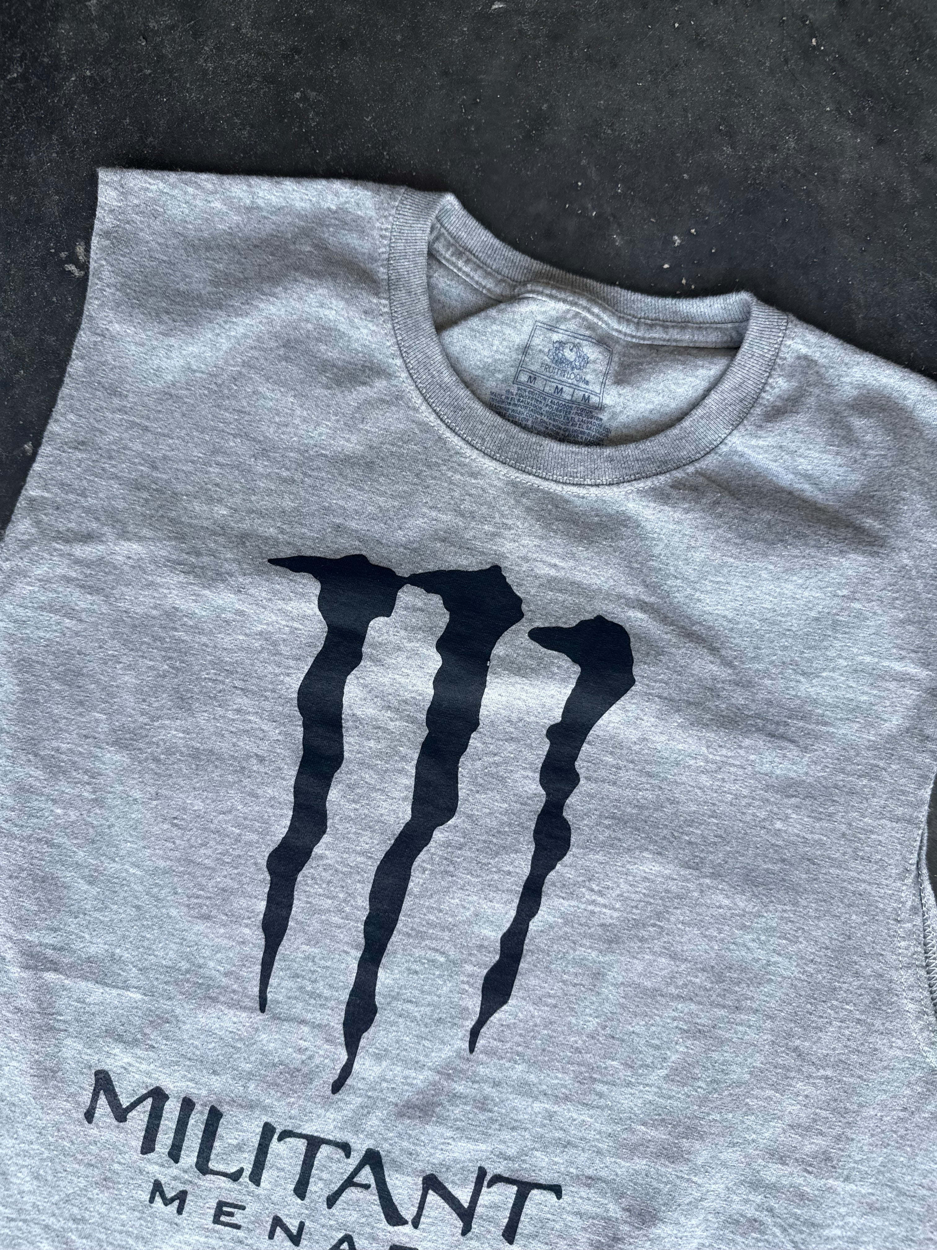 Militant Menace ‘ENERGY’ Cutoff Tee