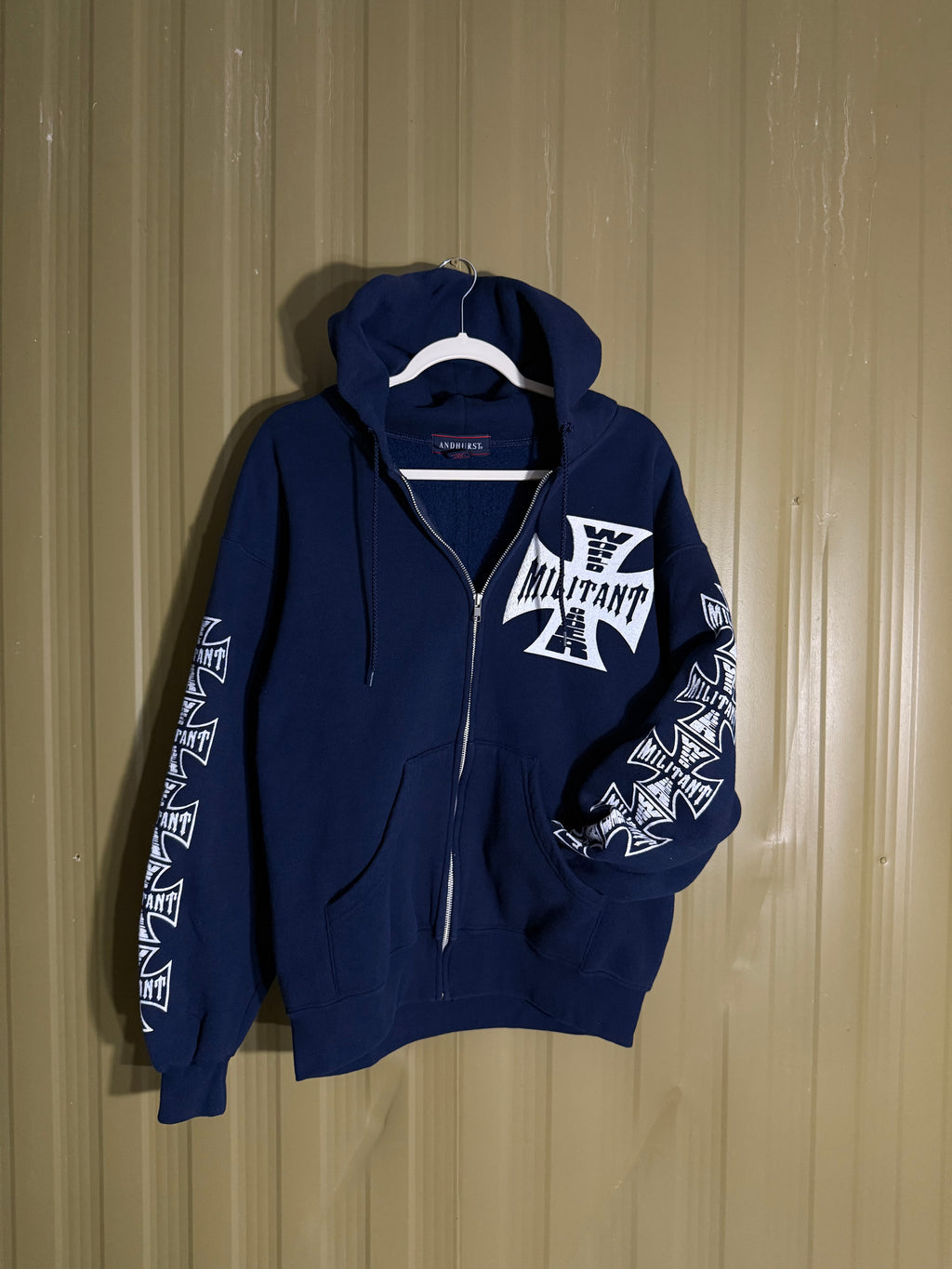 Militant ‘World Order’ Navy Zip 1/1