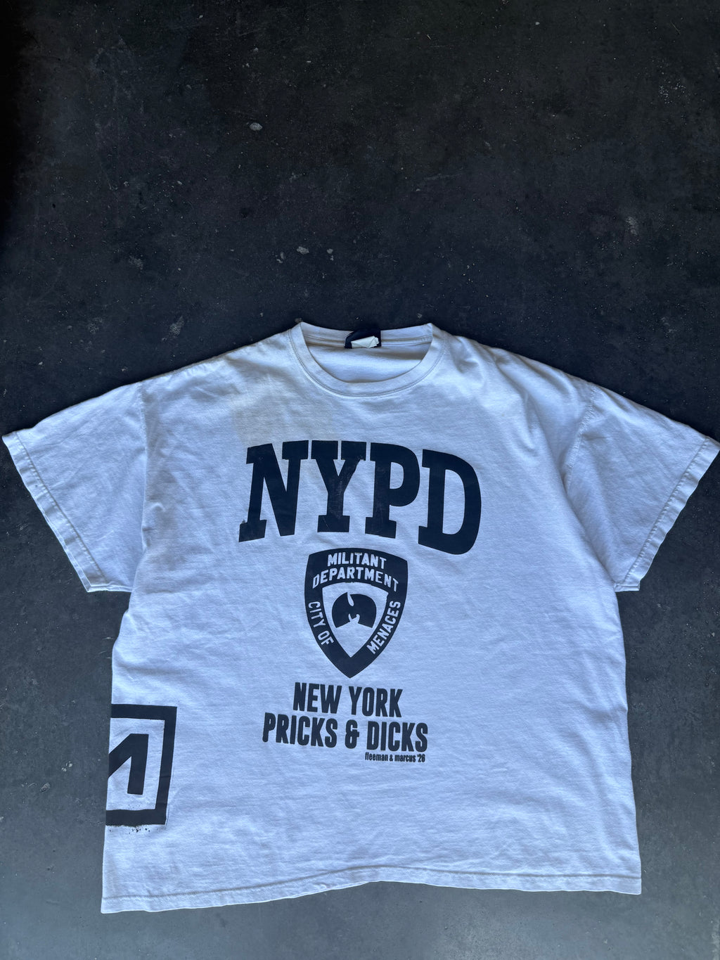 Militant Menace Test Print Starter Tee