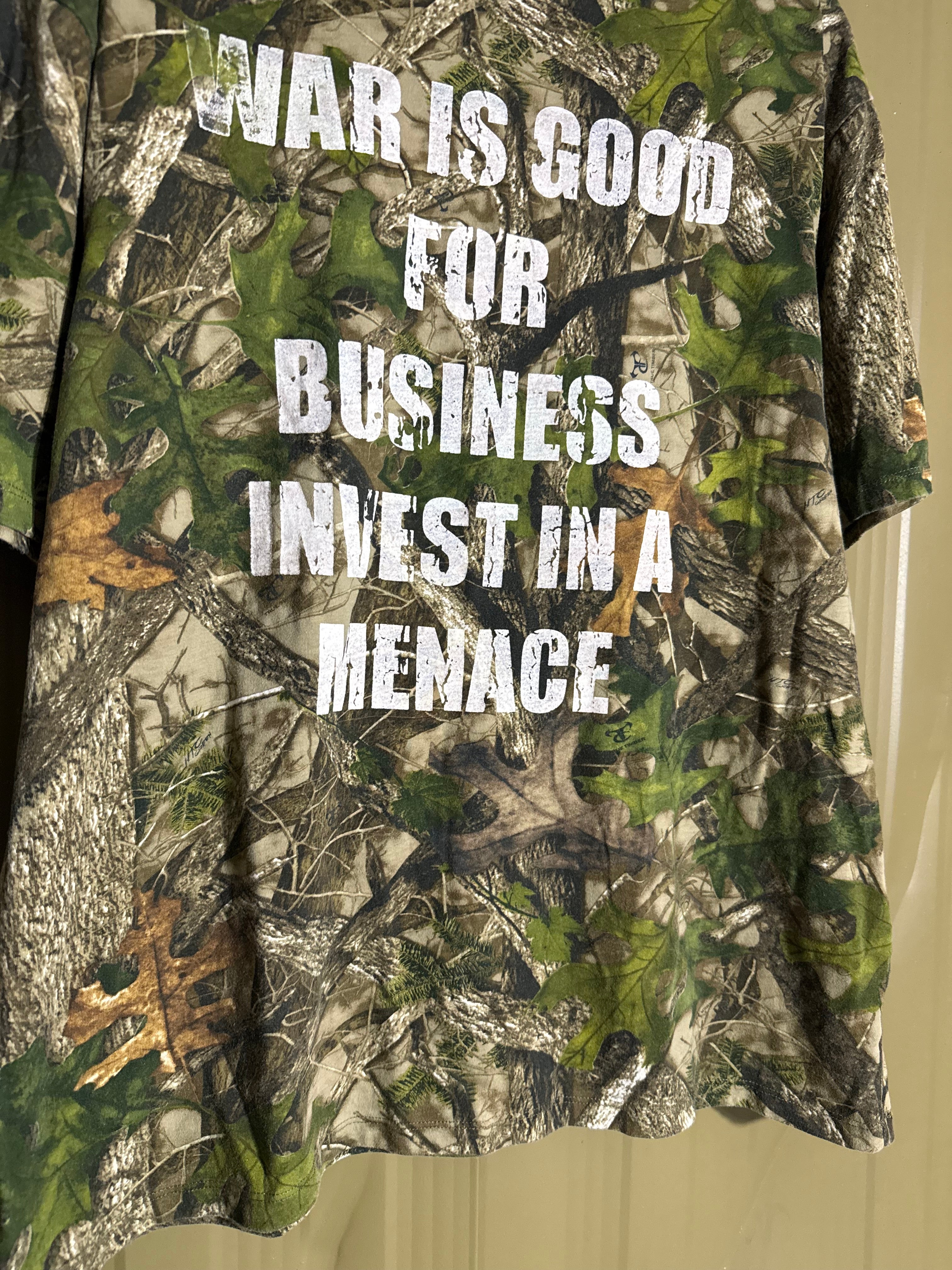 Militant Menace ‘WAR’ Camo Tee