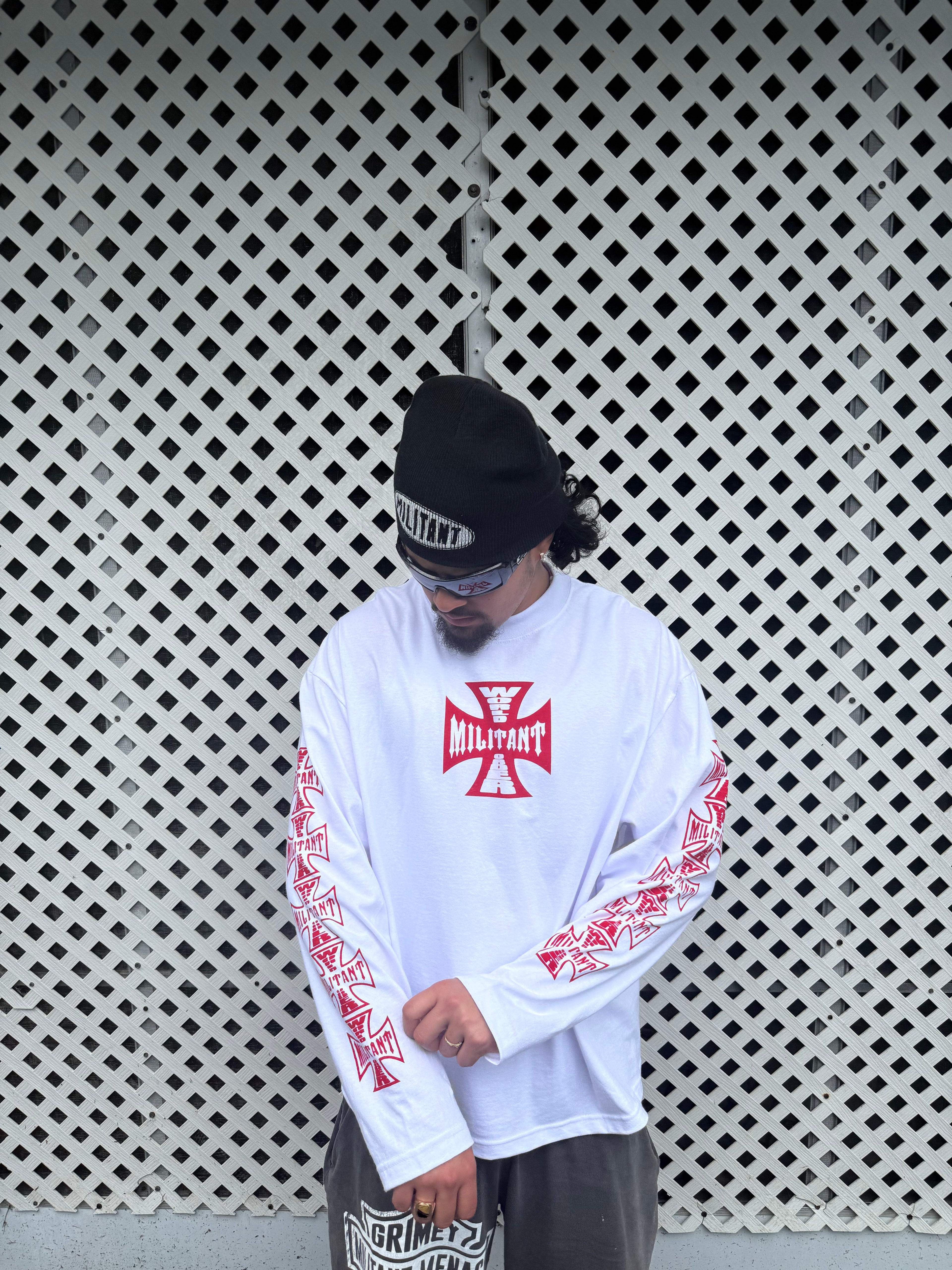Militant World Order Red L/S