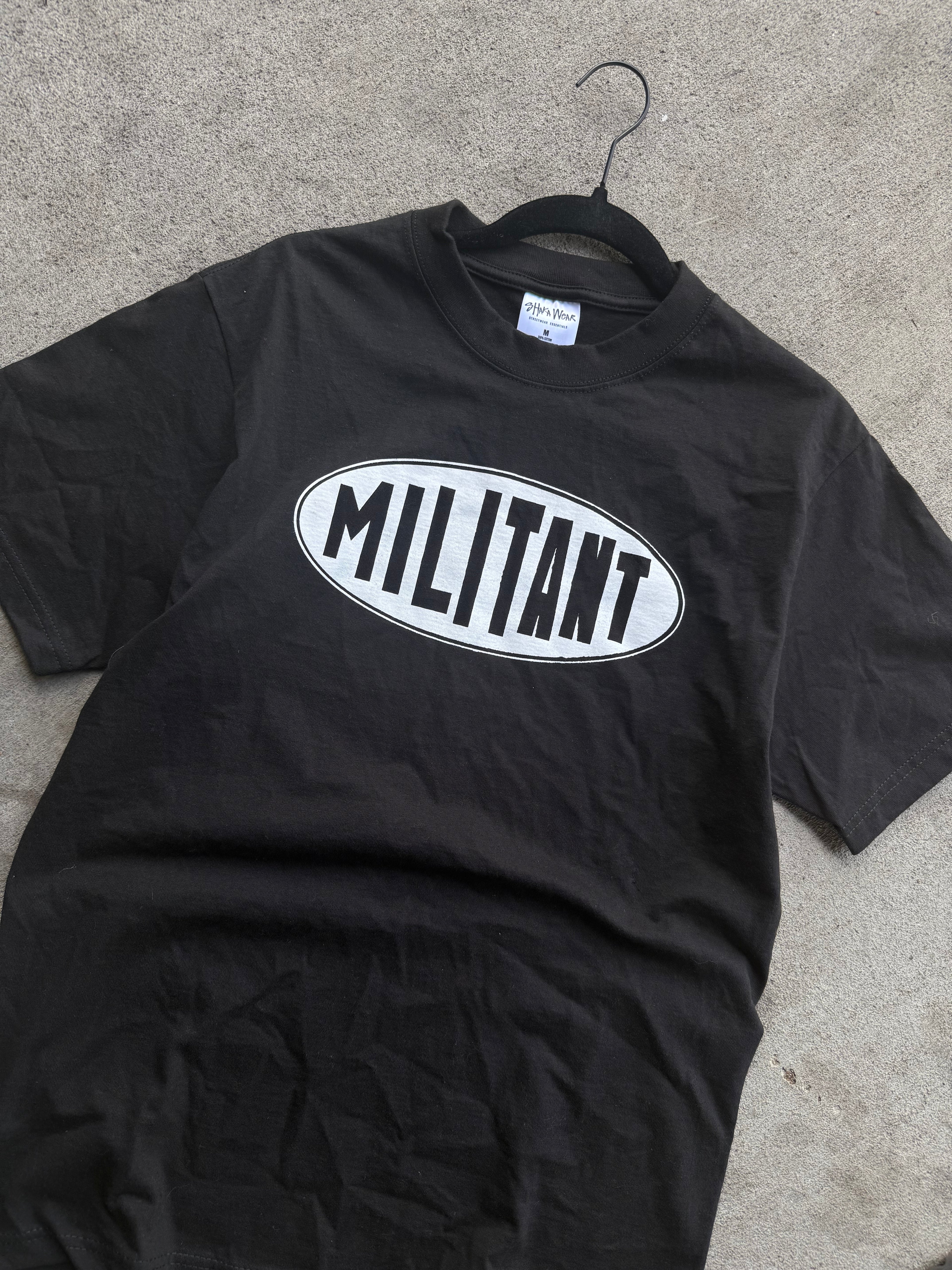 Militant Oval Uniform Tee Black
