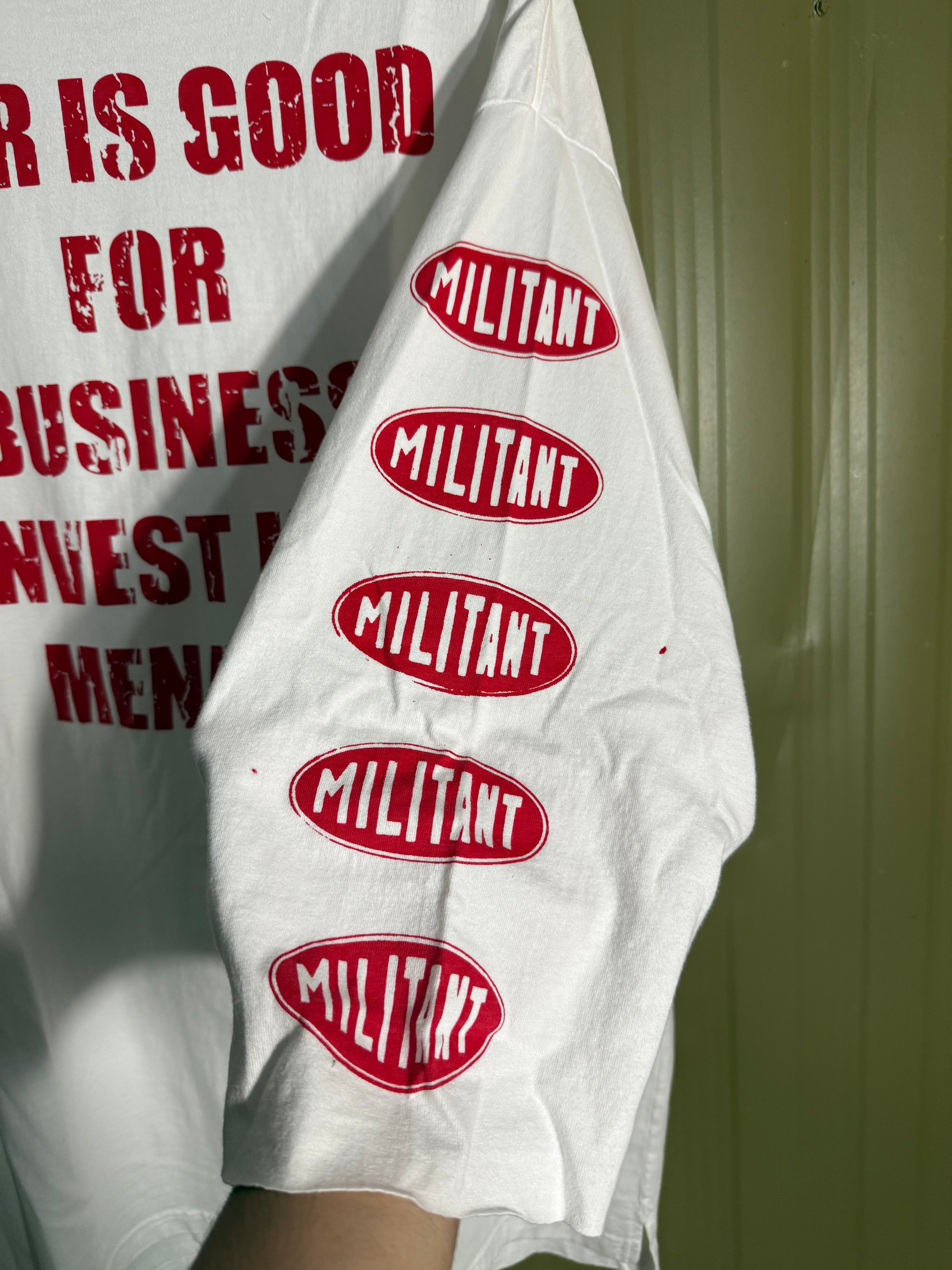 Militant Menace ‘WAR’ 1/1 Longsleeve