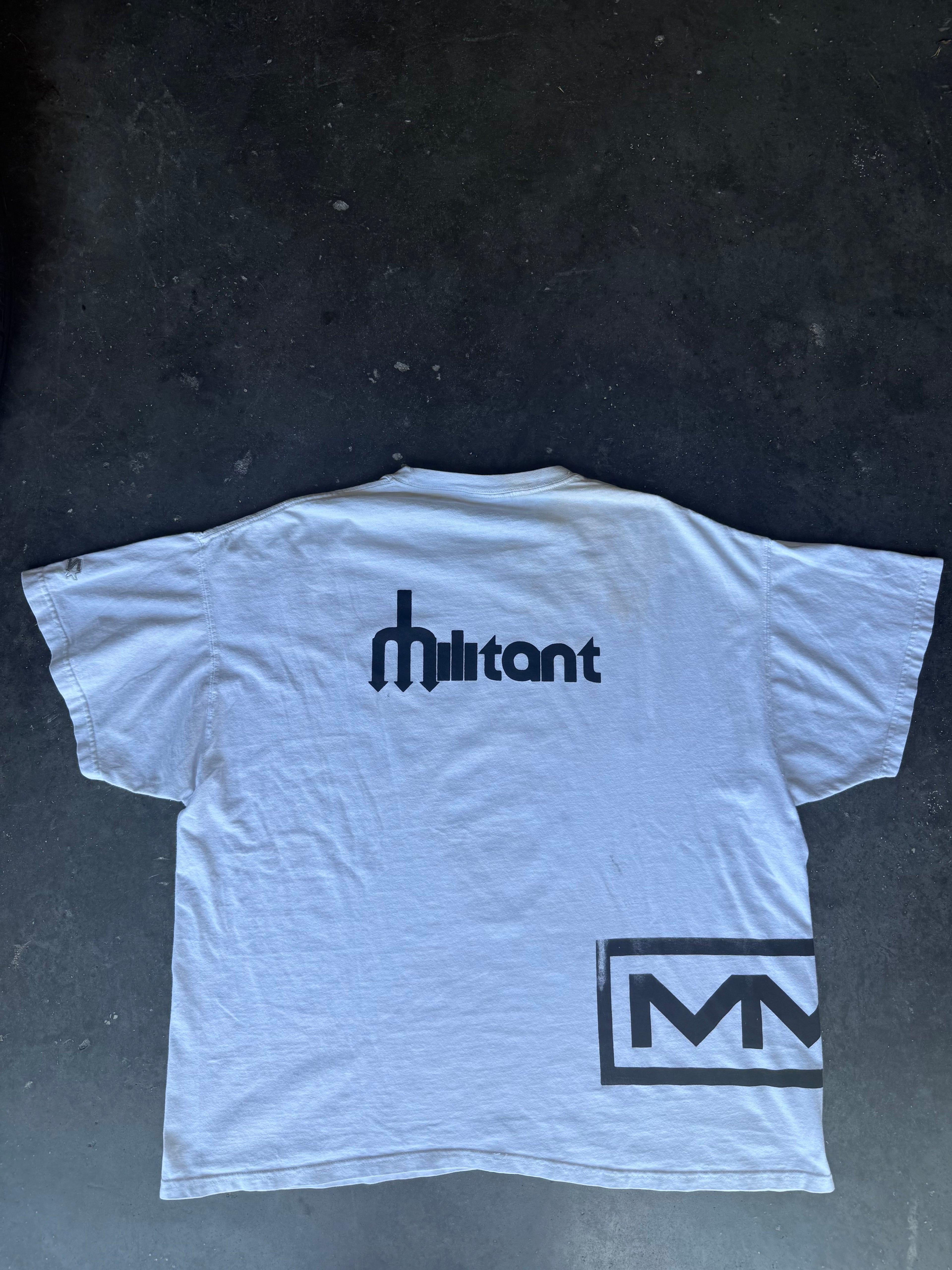 Militant Menace Test Print Starter Tee