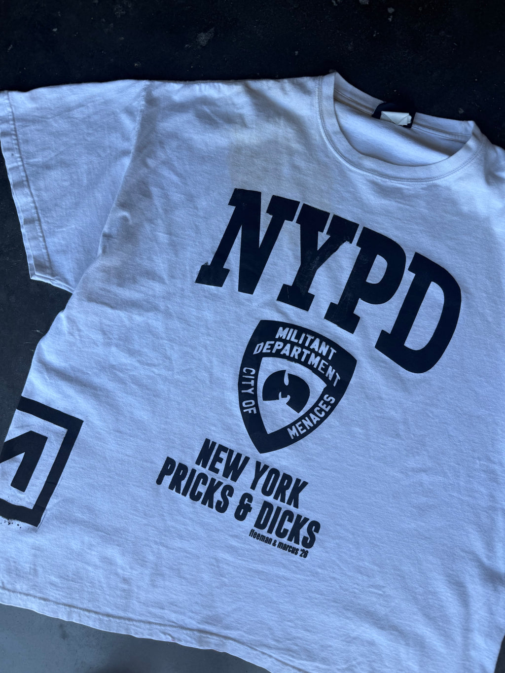 Militant Menace Test Print Starter Tee