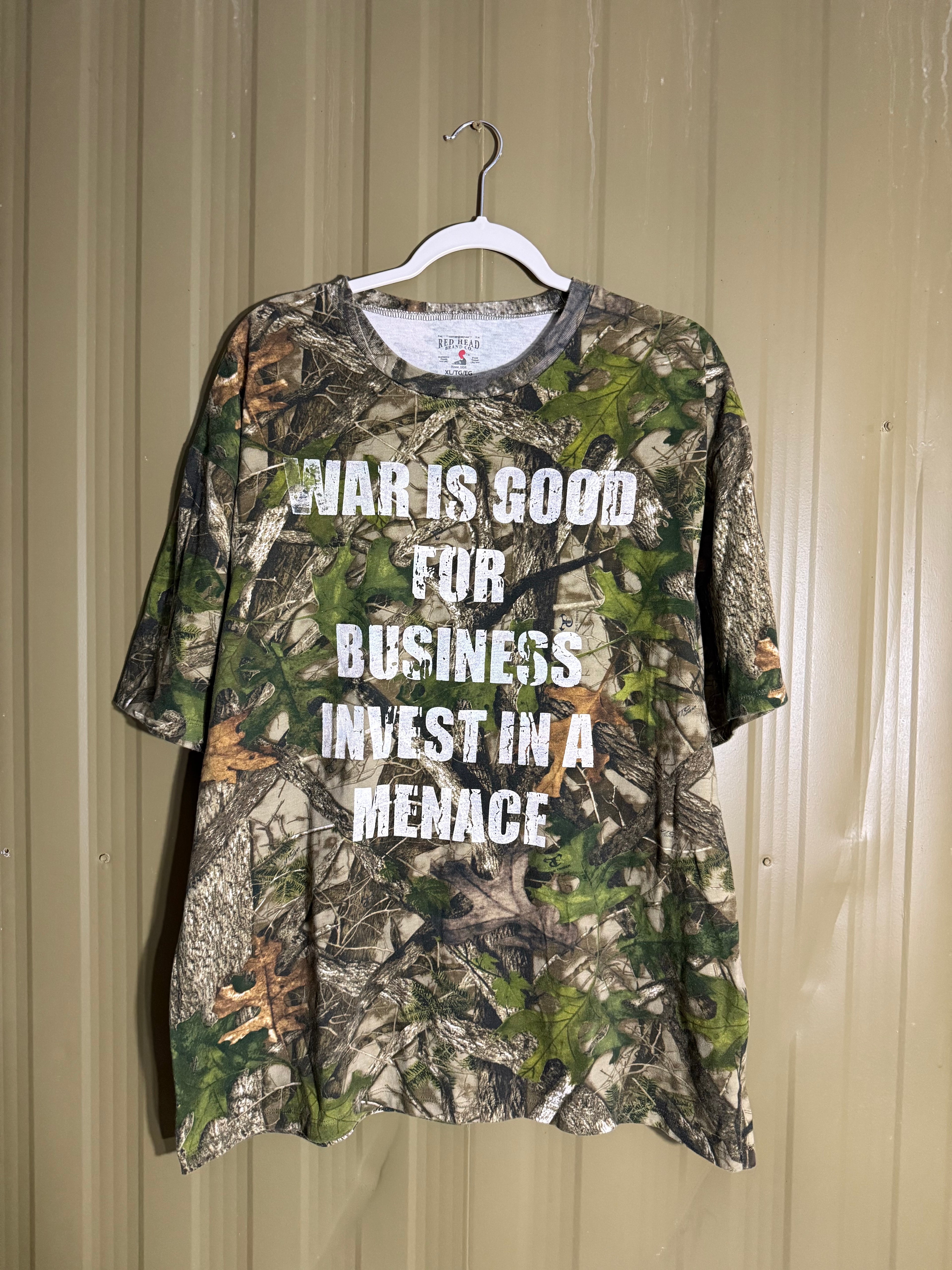 Militant Menace ‘WAR’ Camo Tee