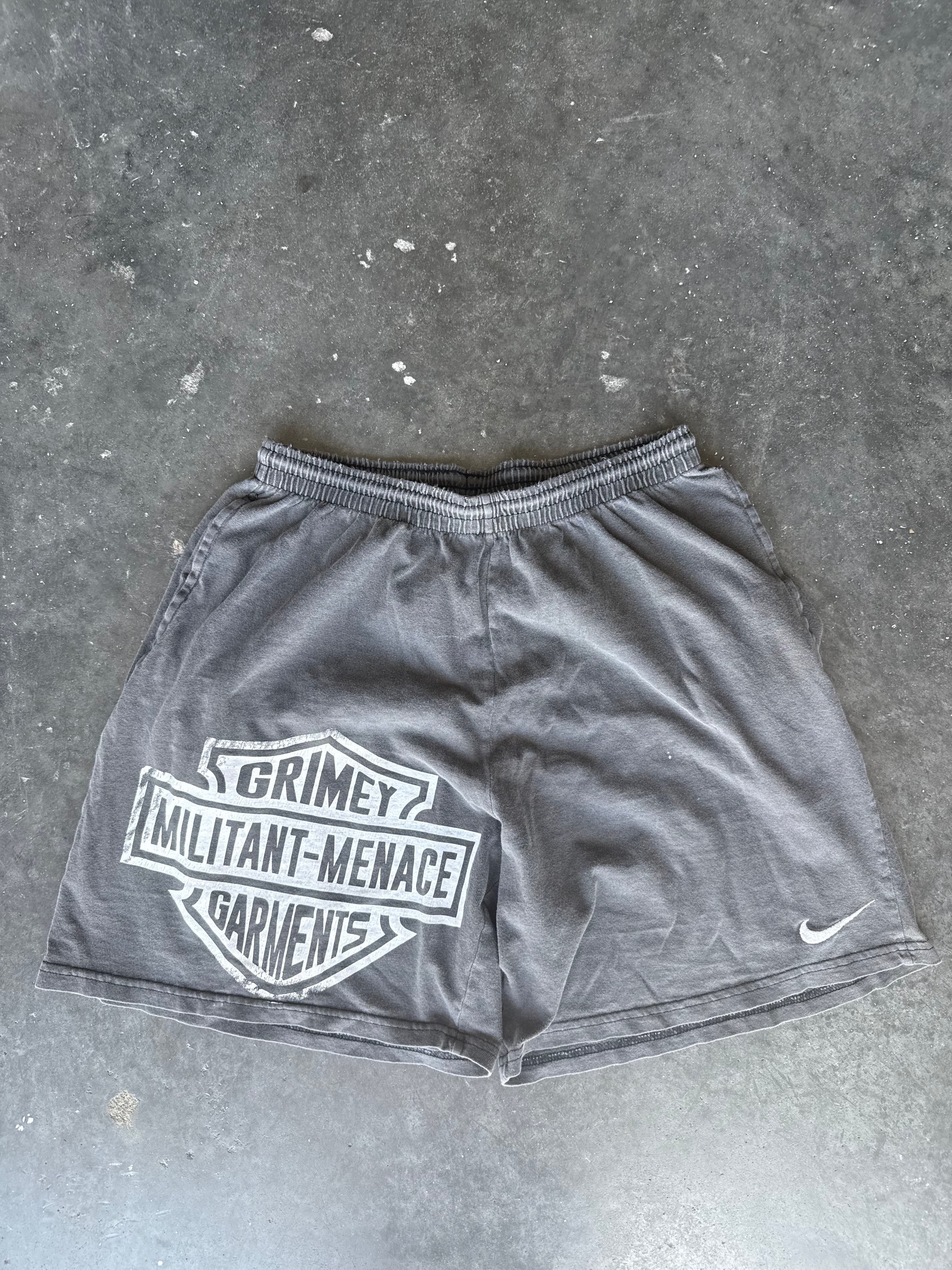 Militant Menace ‘GRIMEY’ Vintage Faded Shorts