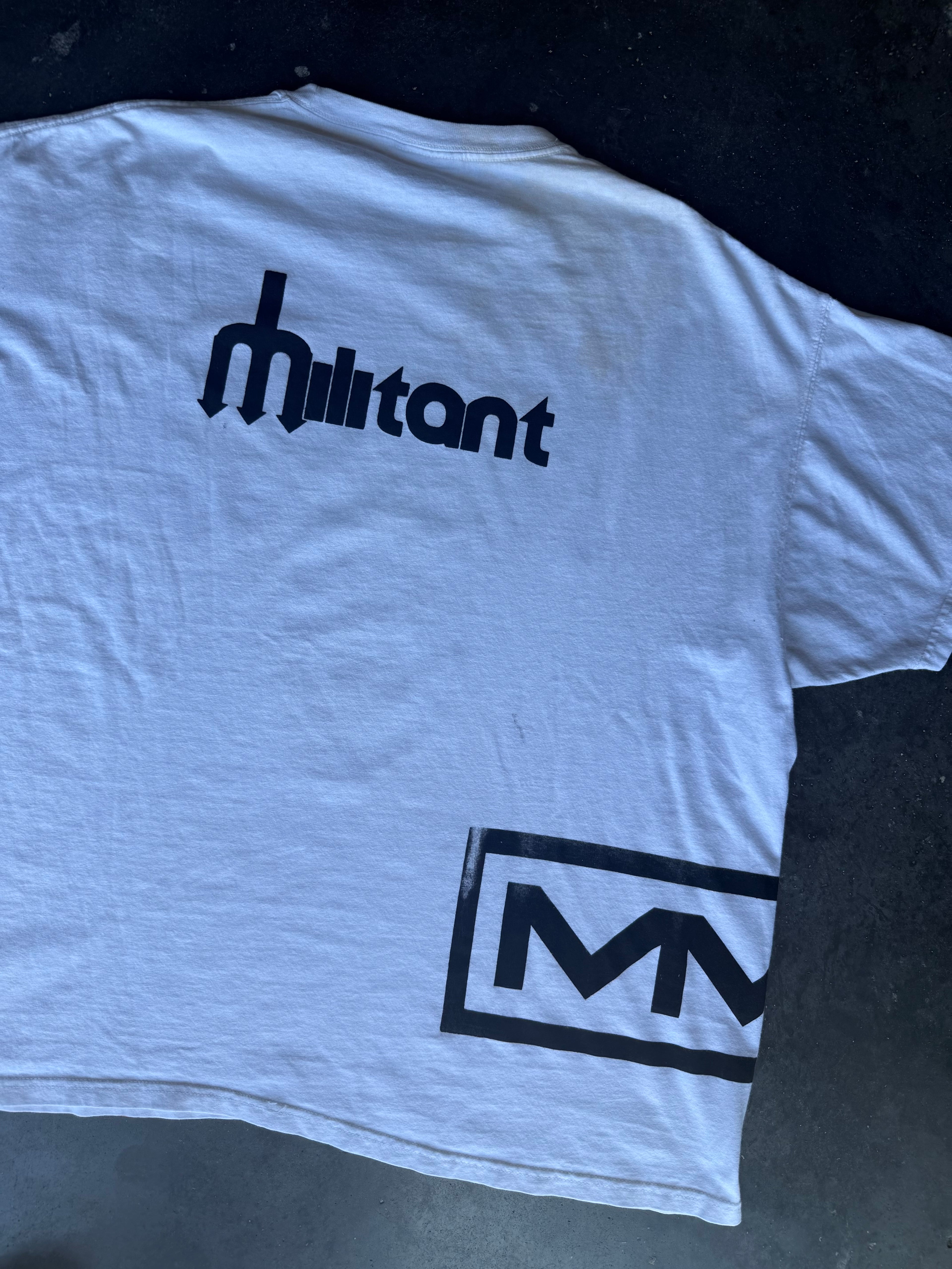 Militant Menace Test Print Starter Tee