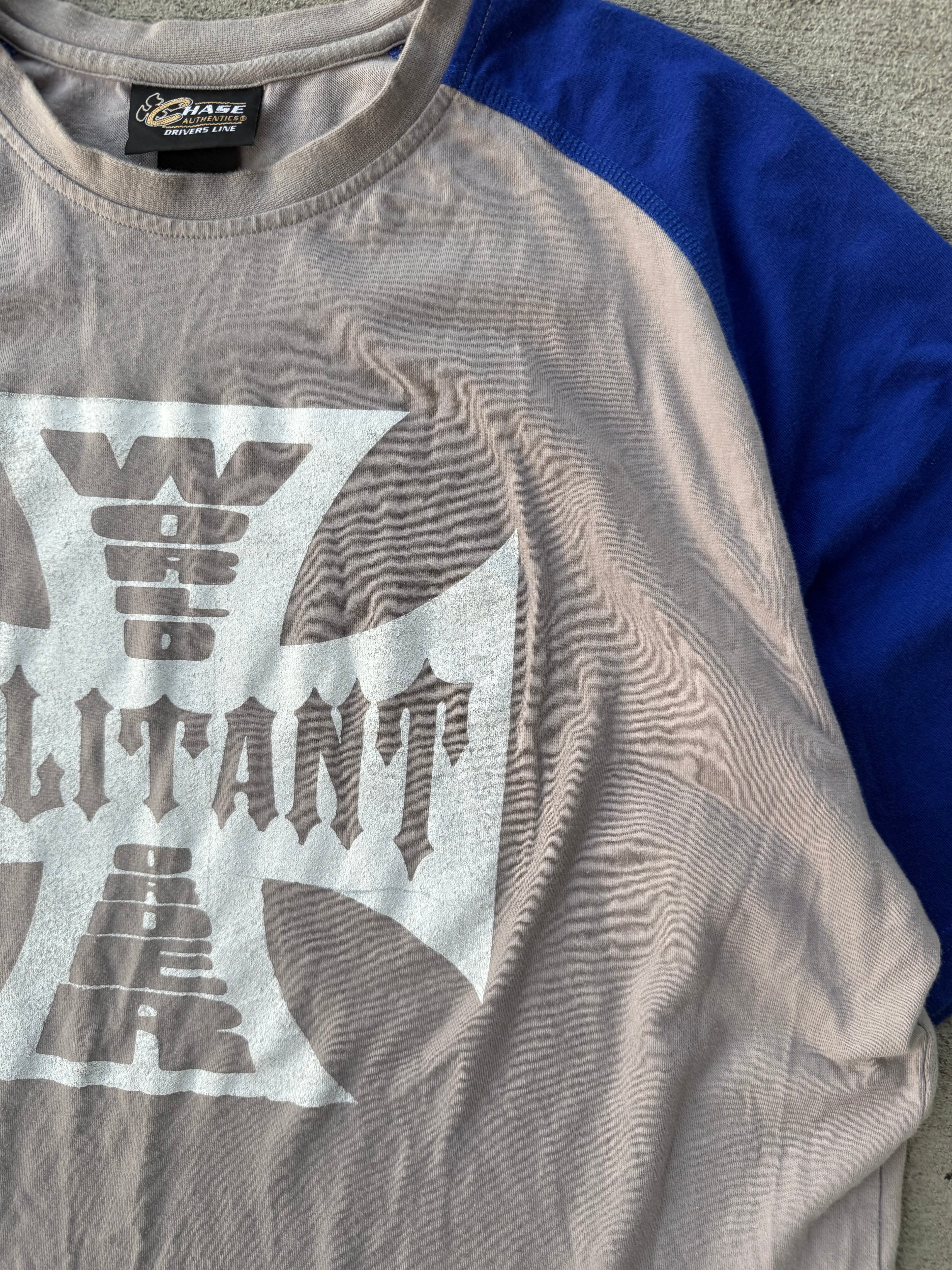 Militant Menace ‘World Order’ Ringer Vintage Tee