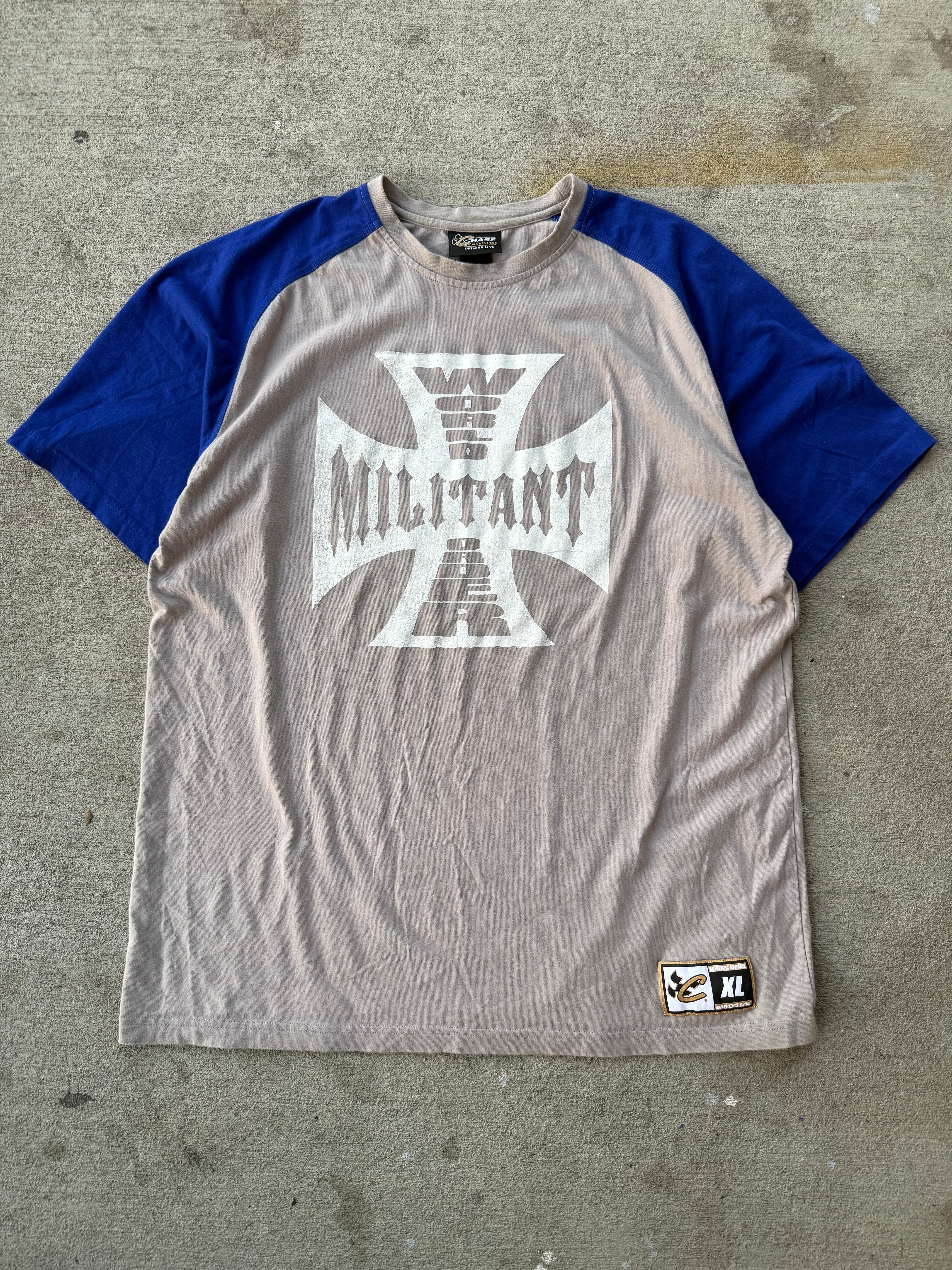 Militant Menace ‘World Order’ Ringer Vintage Tee