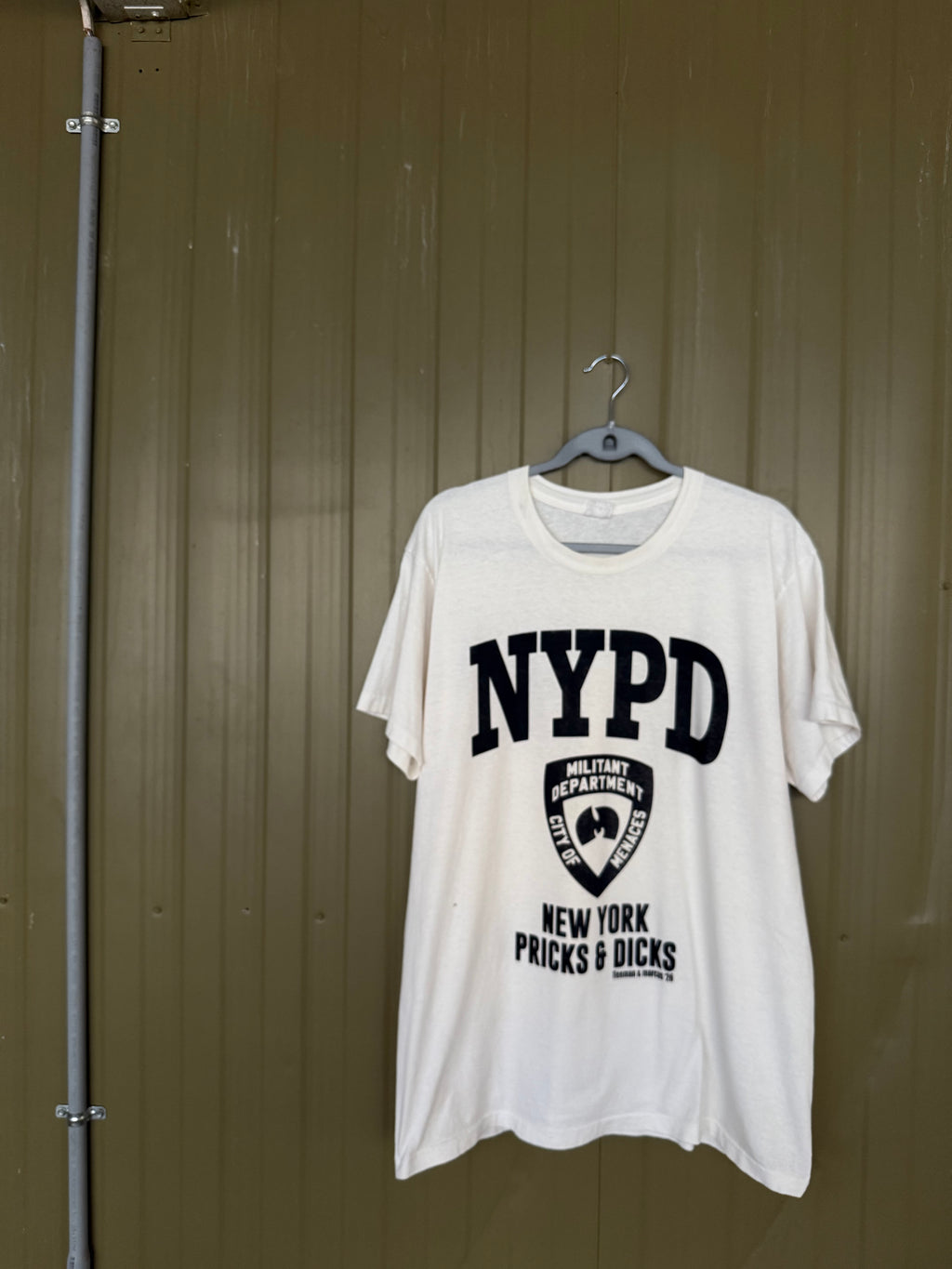 Militant Menace ‘NYPD’ White 1/1