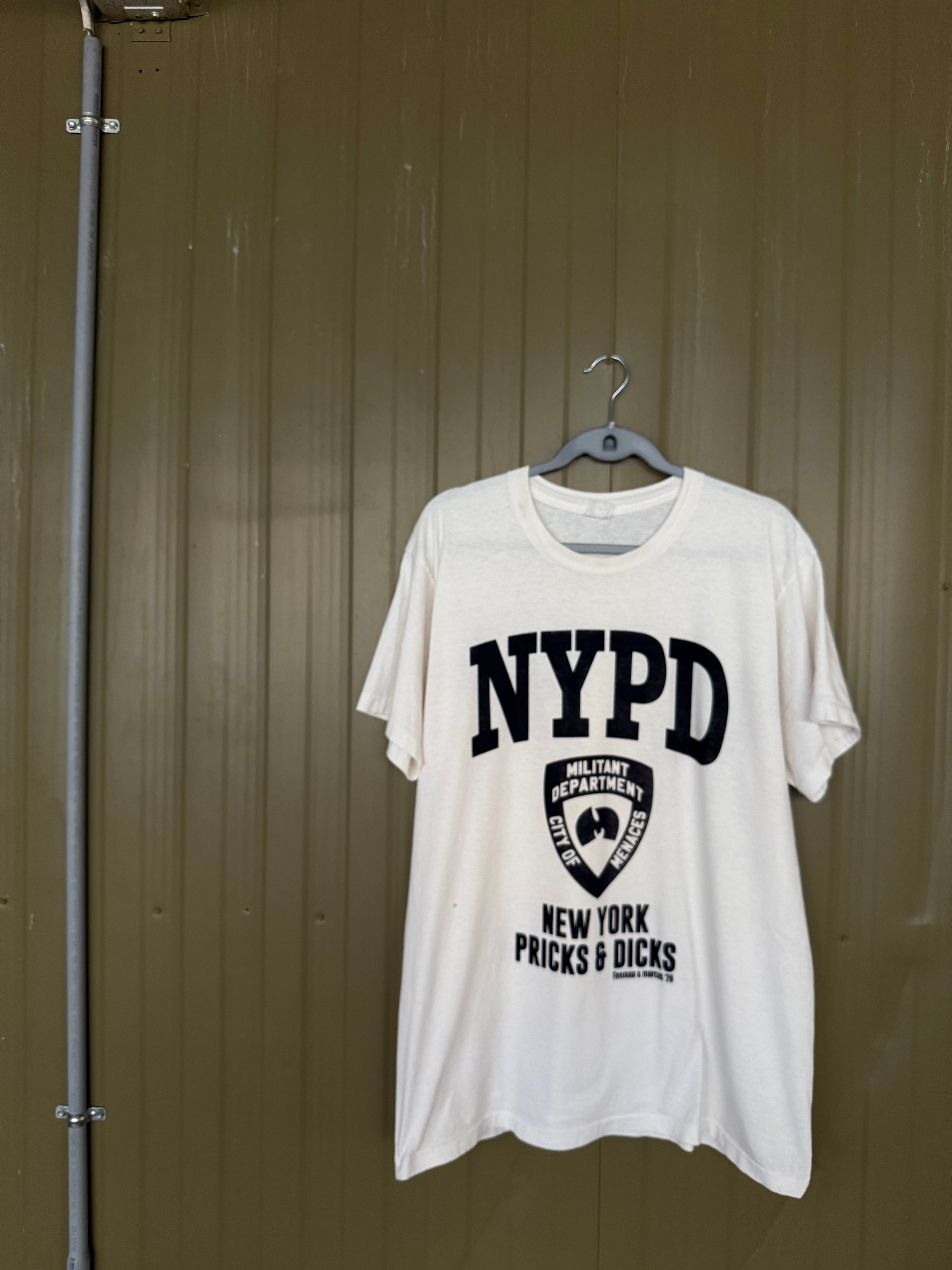 Militant Menace ‘NYPD’ White 1/1