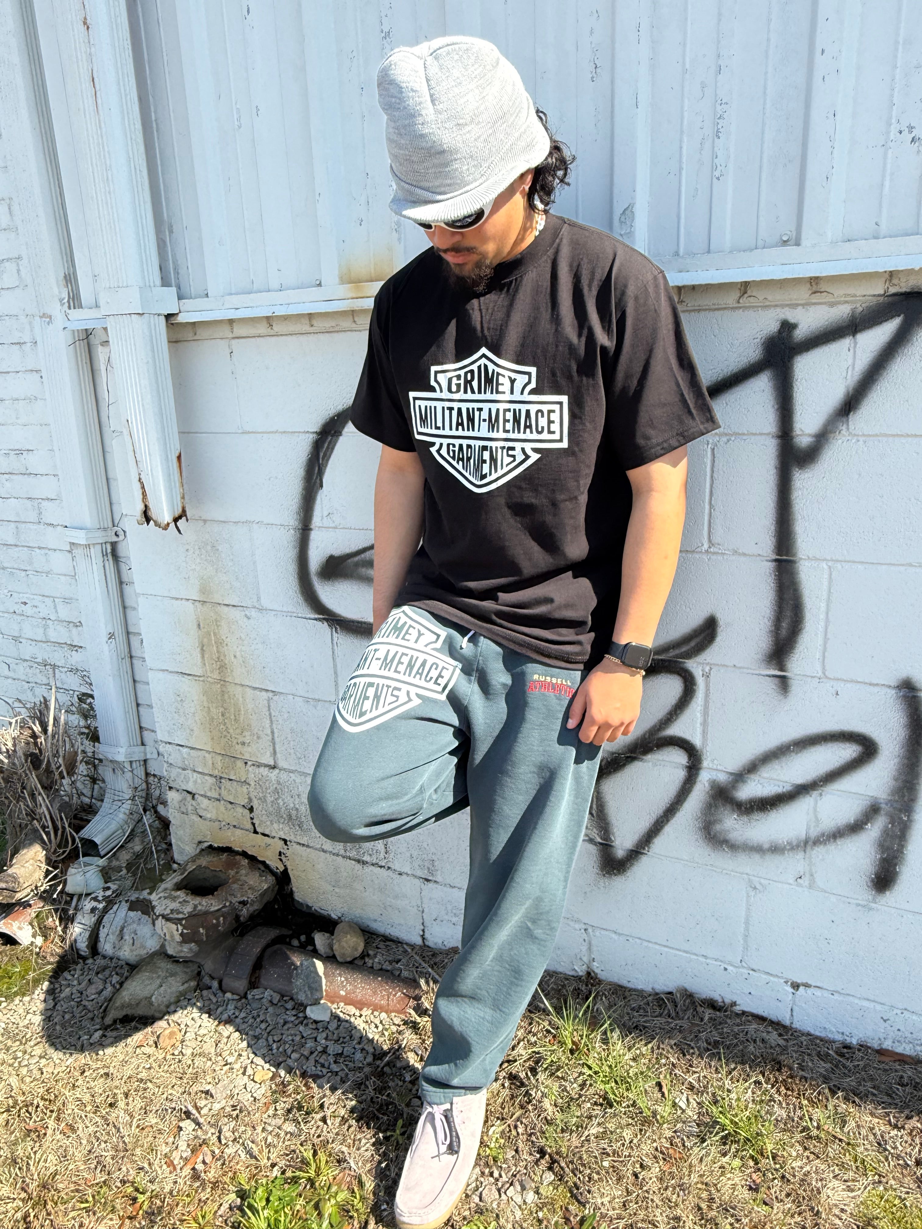 Militant Grimey Garments Tee Black