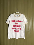 Militant Menace ‘WAR’ Bleached Ringer Tee 1/1