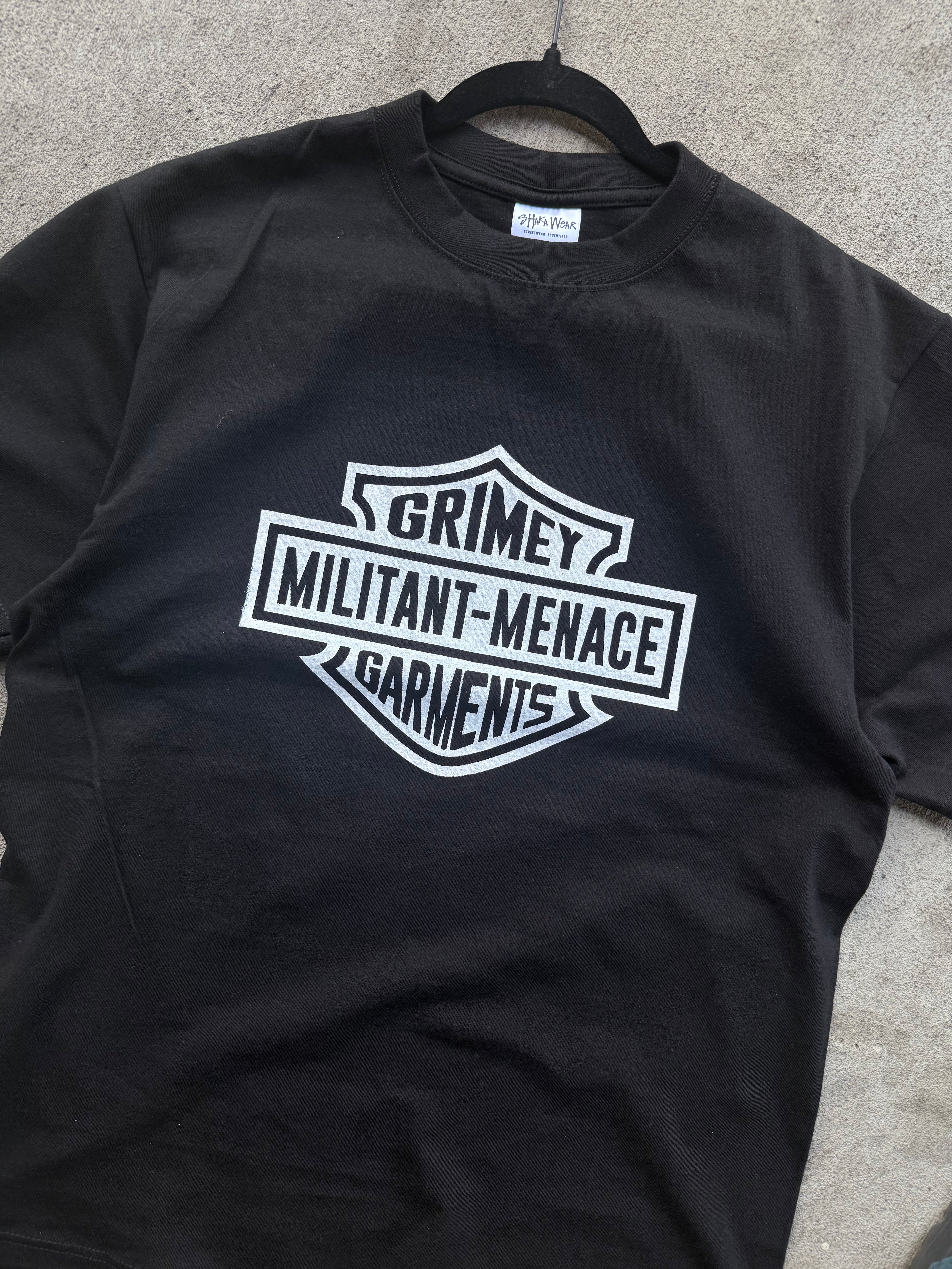 Militant Menace Grimey Garments Tee