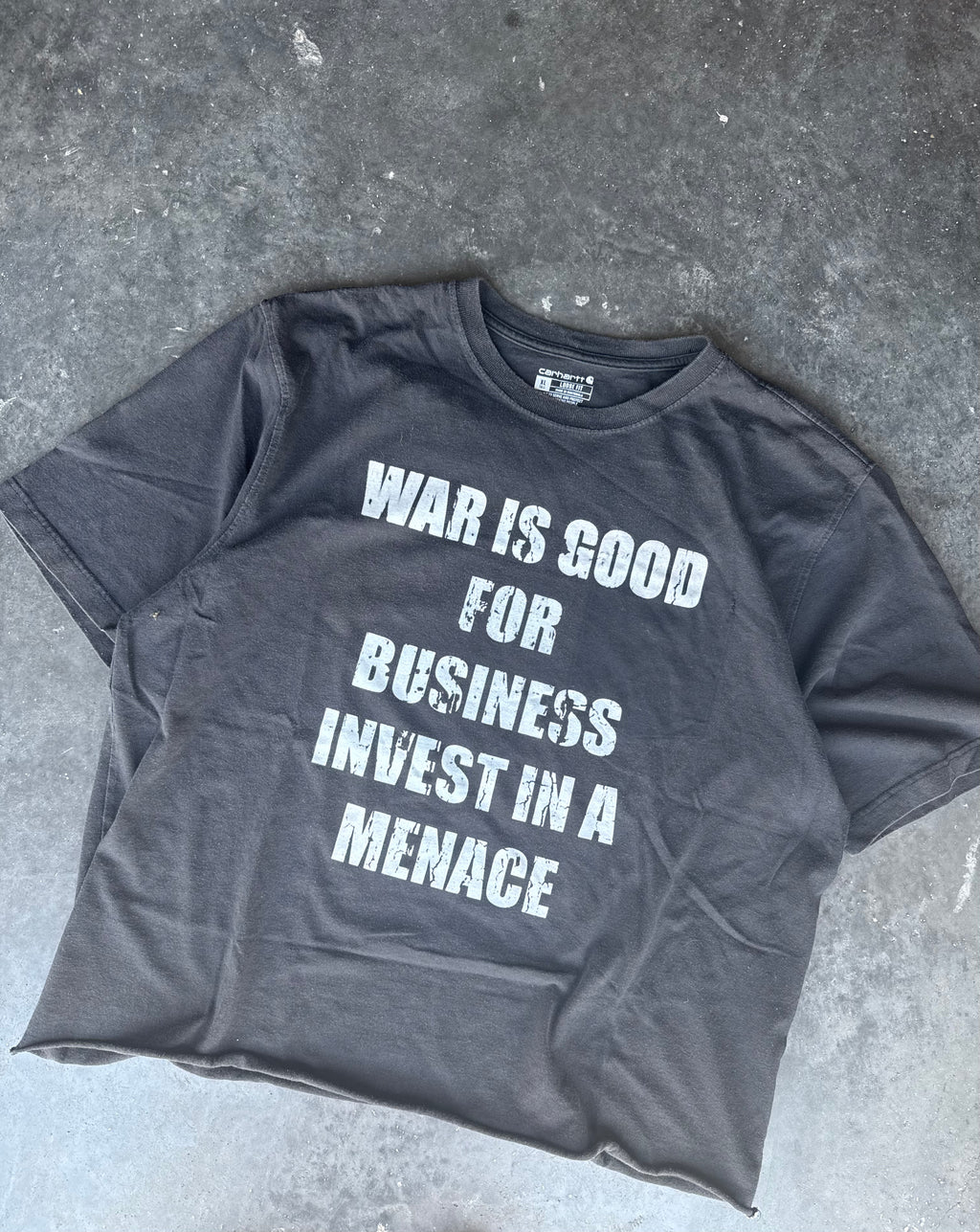 Militant Menace ‘WAR’ Faded Tee