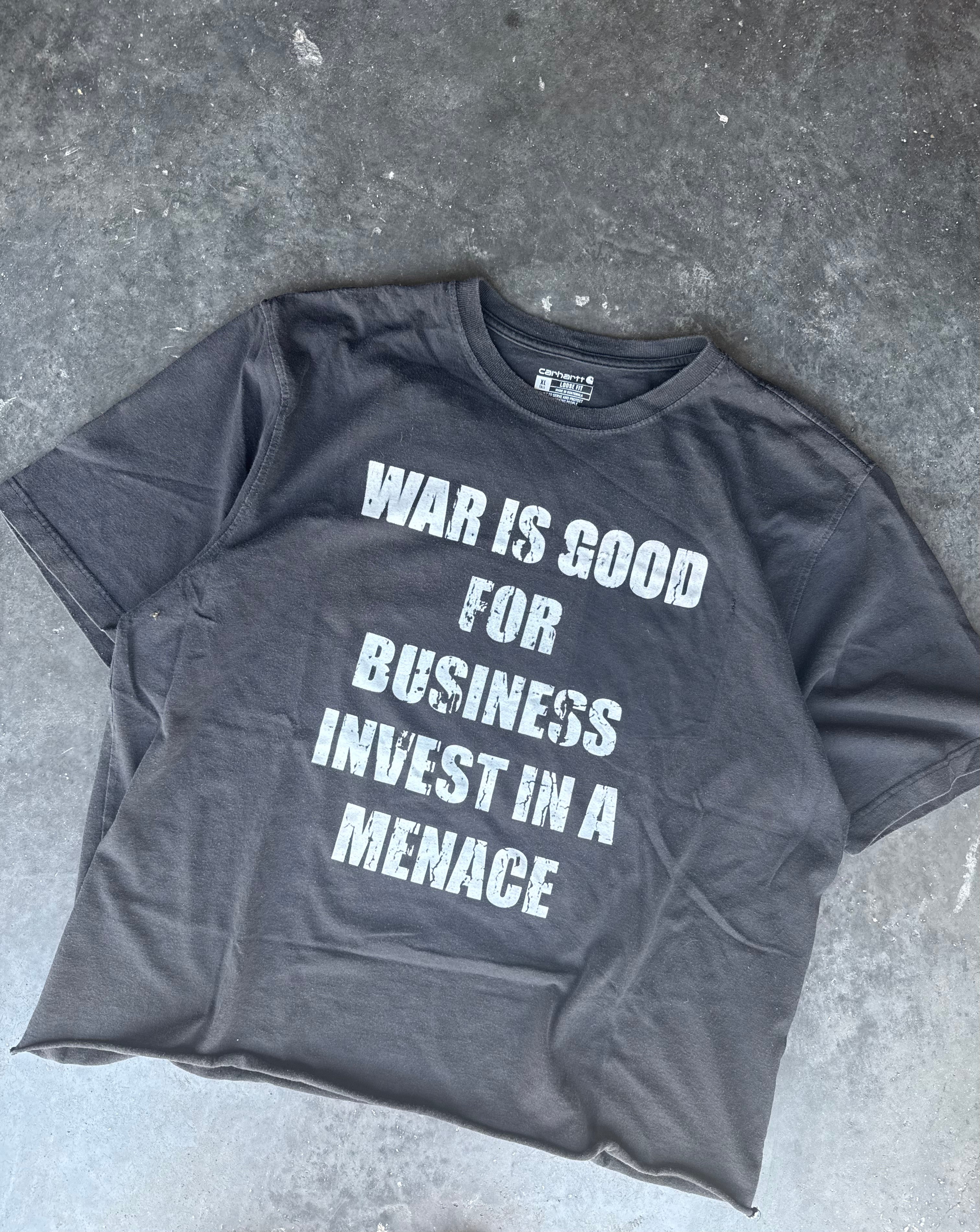 Militant Menace ‘WAR’ Faded Tee